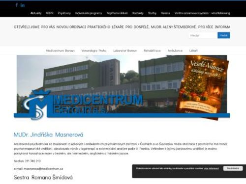 Psychiatrie Medicentrum Beroun - MUDr. Jindřiška Masnerová