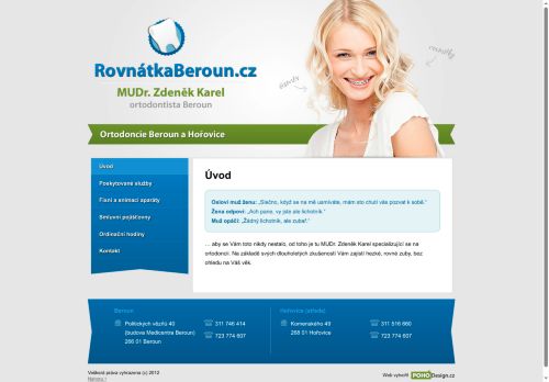 Zobrazit webové stránky Ortodoncie Medicentrum Beroun - MUDr. Zdeněk Karel