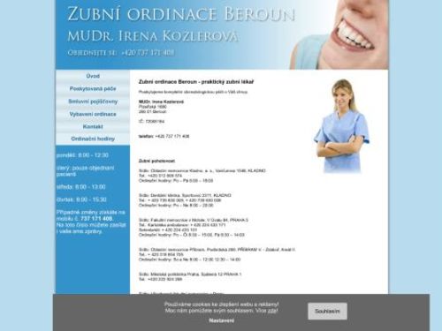 Zubní ordinace - MUDr. Irena Kozlerová