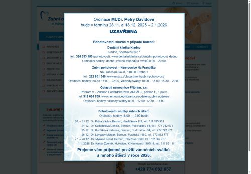 Zobrazit webové stránky Zubní ordinace - MUDr. Petra Davidová