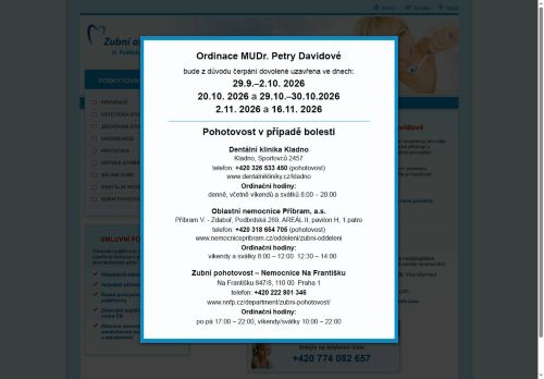 Zobrazit webové stránky Zubní ordinace - MUDr. Petra Davidová