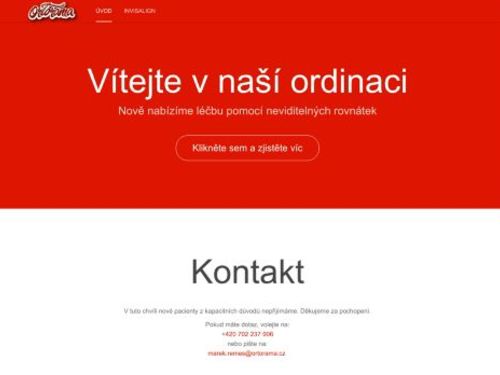 Ortodoncie - Ortorama s.r.o. - MUDr. Marek Remeš