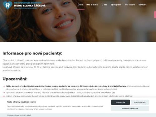 Ortodoncie - MUDr. Blanka Žáčková