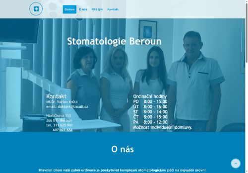 Zobrazit webové stránky Stomatologie - MUDr. Václav Krůta