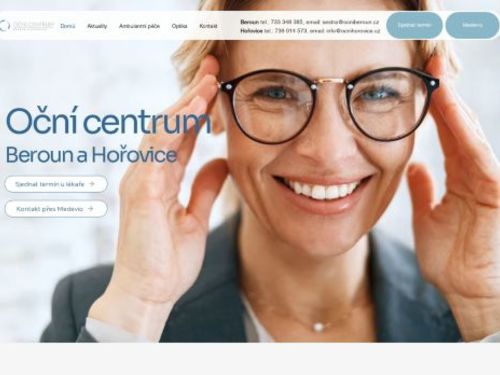 Oční ordinace - Oční centrum Beroun