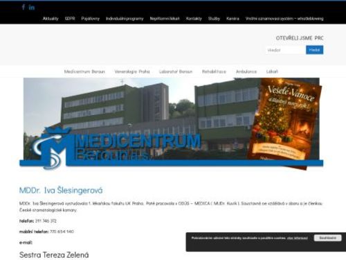 Zubní ordinace Medicentum Beroun - MUDr. Iva Šlesingerová