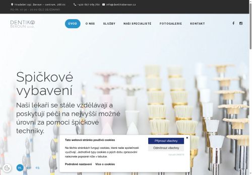 Zobrazit webové stránky Zubní ordinace Dentako Beroun s.r.o. - MDDr. Karolína Kováříková, MDDr. Kateřina Markovcková, MDDr. Zuzana Fialová, MDDr. Alena Pániková, MDDr. Martina Vaculíková