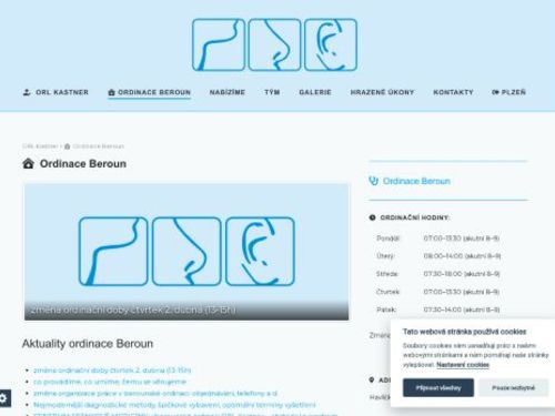 Ušní, nosní, krční ambulance Kastner s.r.o. (ORL) - MUDr. Eva Kastnerová, MUDr. Jan Kastner