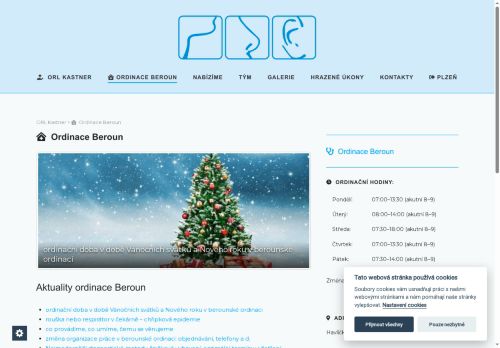 Zobrazit webové stránky Ušní, nosní, krční ambulance Kastner s.r.o. (ORL) - MUDr. Eva Kastnerová, MUDr. Jan Kastner