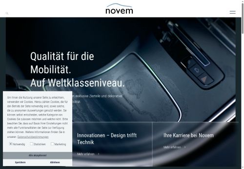 NOVEM Car Interior Design k.s. nabízí práci na pozici Seřizovači a obsluha konvenčních fréz v obci Město Touškov