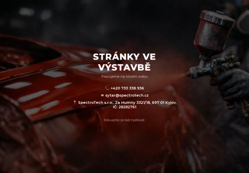 SpectroTech s.r.o. nabízí práci na pozici lakýrník/ce práškového laku v obci Kyjov