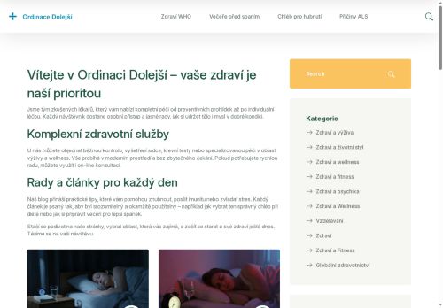 Zobrazit webové stránky Praktický lékař pro dospělé - MUDr. Sylvie Dolejší