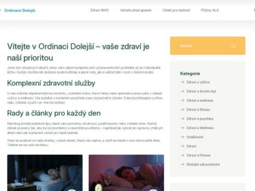 Praktický lékař pro dospělé - MUDr. Sylvie Dolejší