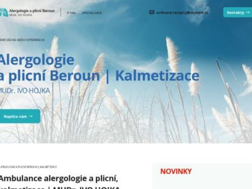 Alergologie a plicní ordinace - MUDr. Ivo Hojka