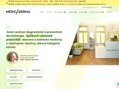 Kožní ordinace Medicaderma s.r.o. - MUDr. Kateřina Táborská