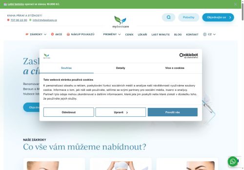 Zobrazit webové stránky Klinika estetické medicíny - My Best Care s.r.o.