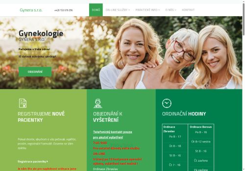 Zobrazit webové stránky Gynekologie Gynera s.r.o.