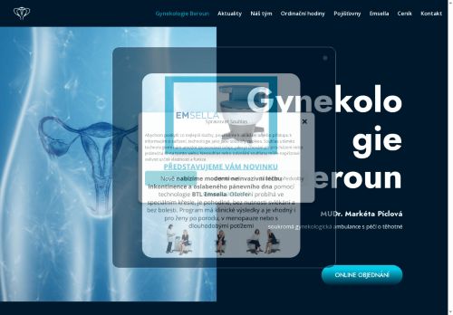 Zobrazit webové stránky Gynekologie - MUDr. Markéta Píclová