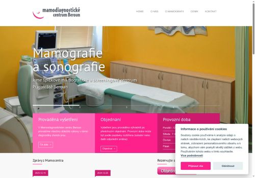 Zobrazit webové stránky Mamodiagnostické centrum Beroun (Mamocentrum)