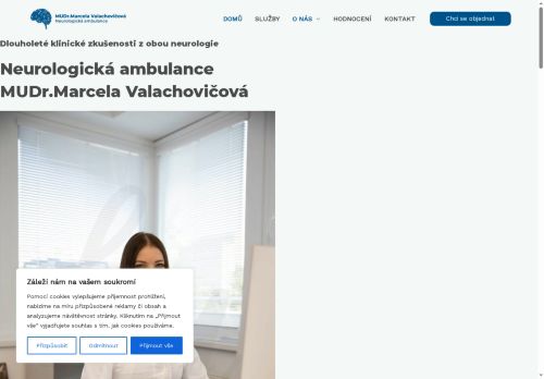 Zobrazit webové stránky Neurologická ambulance - MUDr. Marcela Valachovičová