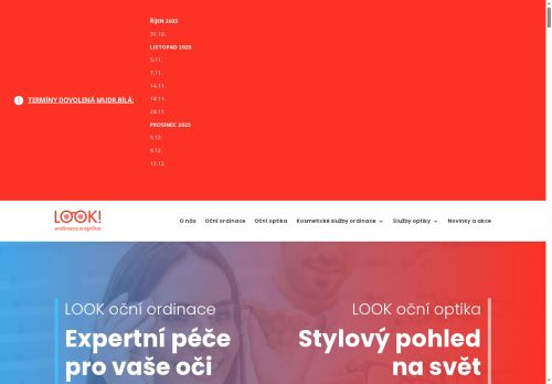 Zobrazit webové stránky Oční ordinace Look - MUDr. Martina Micková, MUDr. Magda Bílá