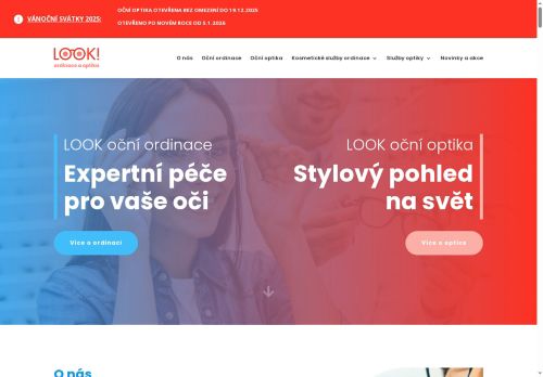 Zobrazit webové stránky Oční ordinace Look - MUDr. Martina Micková, MUDr. Magda Bílá