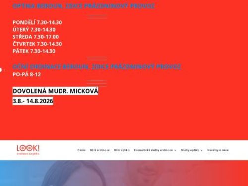 Oční ordinace Look - MUDr. Martina Micková, MUDr. Magda Bílá