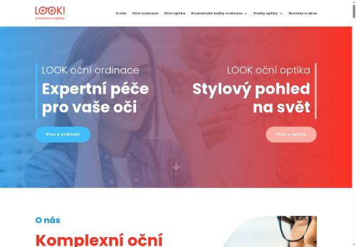 Zobrazit webové stránky Oční ordinace Look - MUDr. Martina Micková, MUDr. Magda Bílá