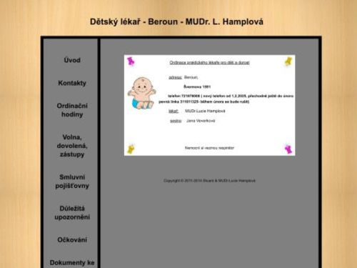Praktický lékař pro děti a dorost - MUDr. Lucie Hamplová
