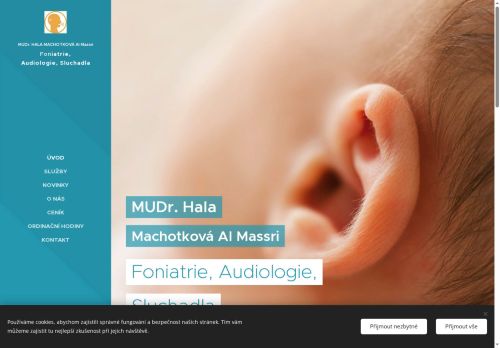 Zobrazit webové stránky Foniatrie a audiologie Fonimed s.r.o. - MUDr. Hala Machotková