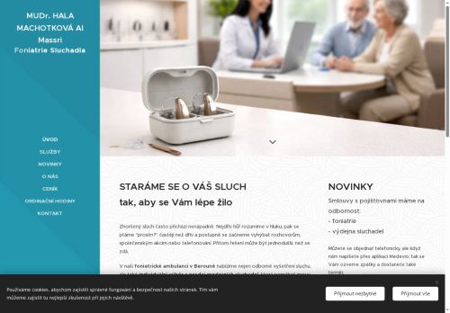 Zobrazit webové stránky Foniatrie a audiologie Fonimed s.r.o. - MUDr. Hala Machotková