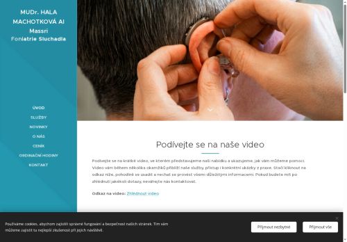 Zobrazit webové stránky Foniatrie a audiologie Fonimed s.r.o. - MUDr. Hala Machotková
