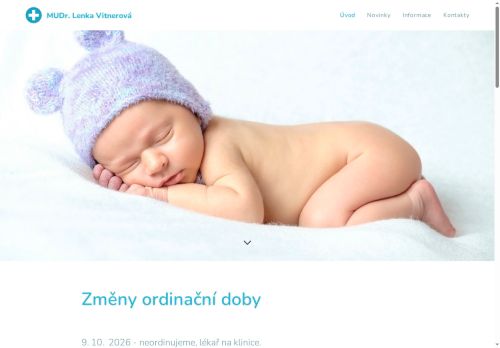 Zobrazit webové stránky Praktický lékař pro děti a dorost - MUDr. Lenka Vitnerová