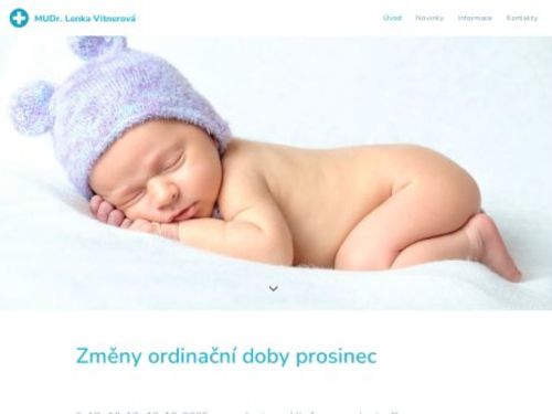 Praktický lékař pro děti a dorost - MUDr. Lenka Vitnerová