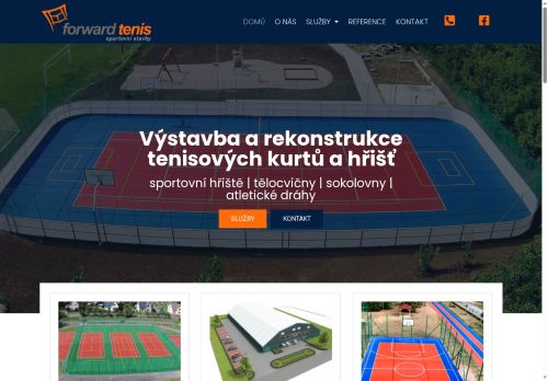 Zobrazit webové stránky Forward tenis - sportovní stavby