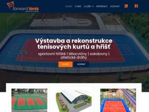 Forward tenis - sportovní stavby
