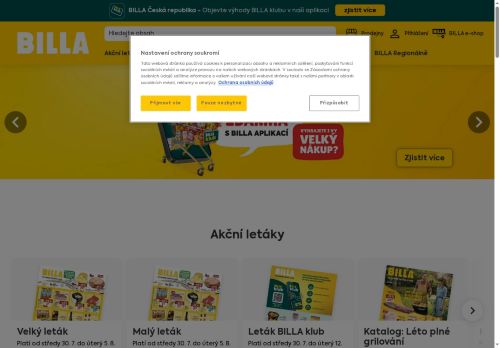 Zobrazit webové stránky BILLA spol. s r.o.