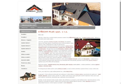 Zobrazit webové stránky STŘECHY-PLUS, spol. s r.o.