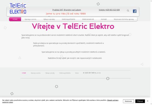 Zobrazit webové stránky TelEric Elektro