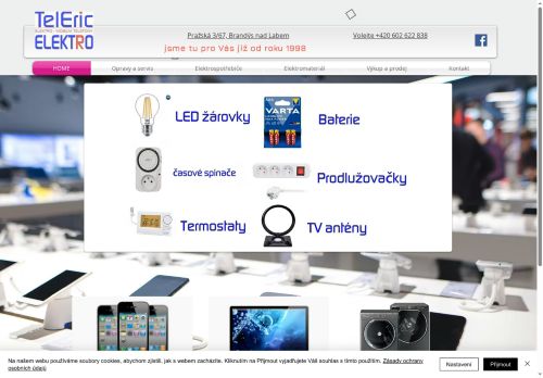 Zobrazit webové stránky TelEric Elektro