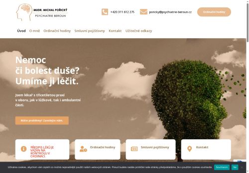 Zobrazit webové stránky Psychiatrická ambulance - MUDr. Michal Pořický