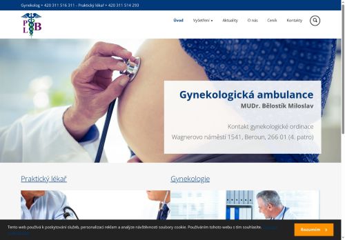 Zobrazit webové stránky Praktický lékař pro dospělé - MUDr. Jaroslava Bělostíková