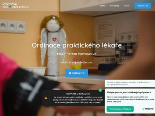 Praktický lékař pro dospělé - MUDr. Tereza Hamouzová