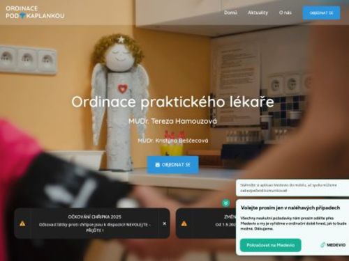 Praktický lékař pro dospělé - MUDr. Tereza Hamouzová