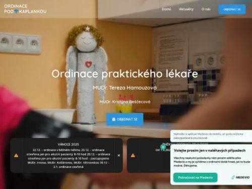 Praktický lékař pro dospělé - MUDr. Tereza Hamouzová