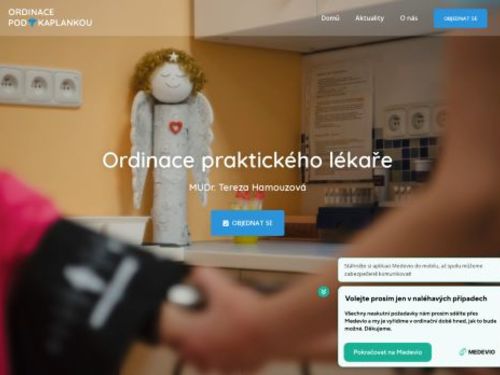 Praktický lékař pro dospělé - MUDr. Tereza Hamouzová