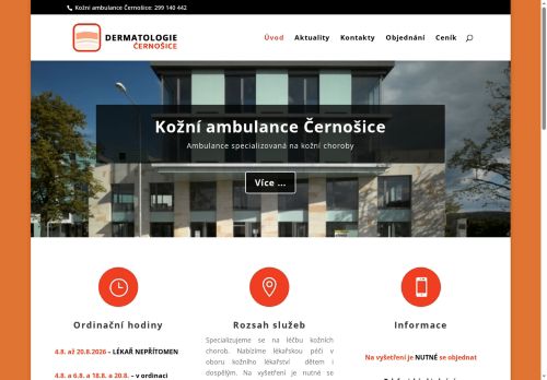 Zobrazit webové stránky Kožní ambulance - MUDr. Pavel Konrád