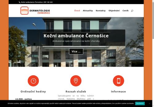 Zobrazit webové stránky Kožní ambulance - MUDr. Pavel Konrád