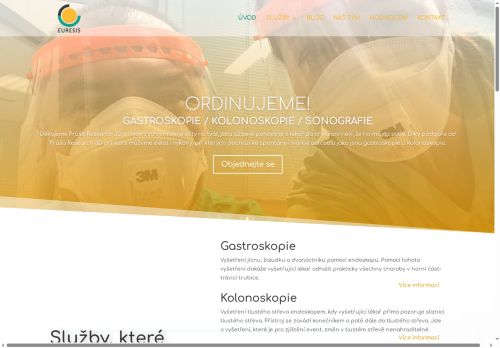 Zobrazit webové stránky Endoskopie Euresis - MUDr. Slezák, MUDr. Neumannová