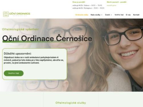 Oční ordinace - MUDr. Miluše Dubová, MUDr. Marie Rotnáglová